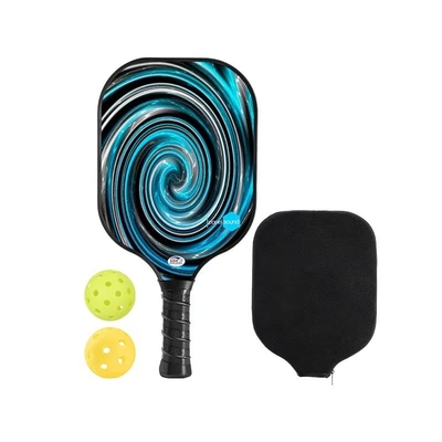Lightweight Durable Carton Fiber Pickleball Paddles Set Of 4 With Balls And Carry Case