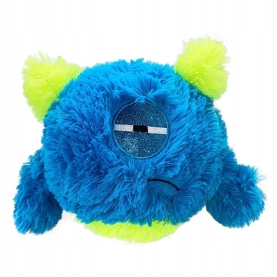 Plush Halloween Fuzzy Green Stuffed Monsters with Inner PVC Ball Material