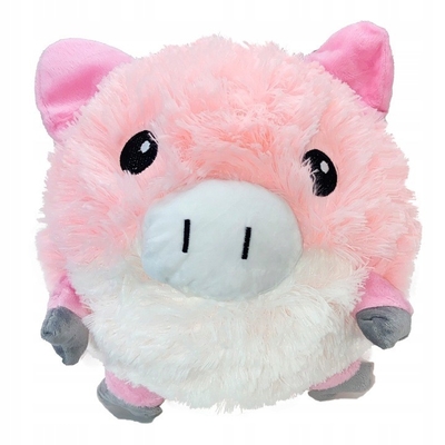 Softball Inflatable Cartoon Pig Plush Doll designed with Inner Ball Material PVC