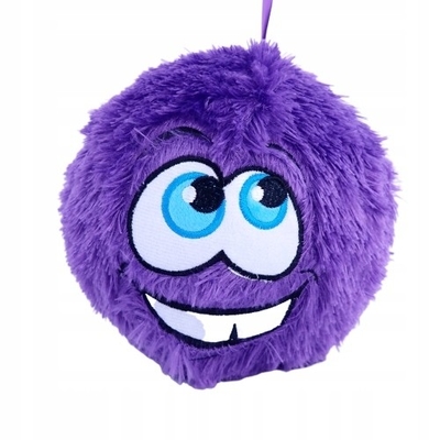 Polyester Outer Skin Material Crazy Face Fabric Covered Fuzzy Ball 16&quot; for Assortment
