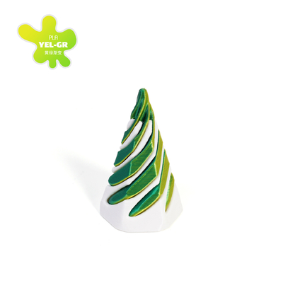 PLA 3D Printed Vortex Thread Illusion Pass Through Pyramid Fidget Toy for Kids and Adults