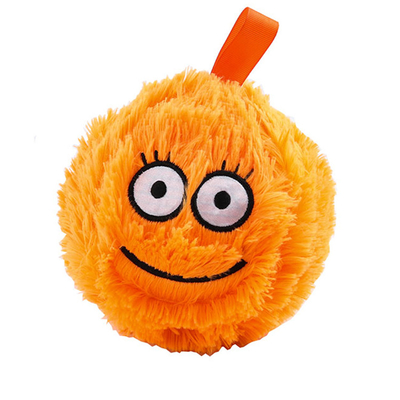 Assortment Adorable Furry Ball Monster with Inner Ball Material PVC Cute Cartoon Face