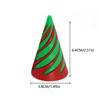 3d Printed Fidget Toy Plastic Pla Spiral Pyramid Cone Impossible Fidget Cone for Unisex