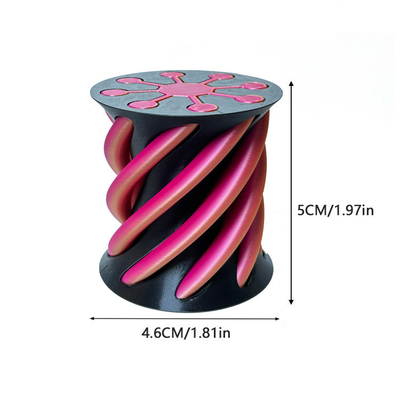3d Printed Fidget Toy Plastic Pla Spiral Pyramid Cone Impossible Fidget Cone for Unisex