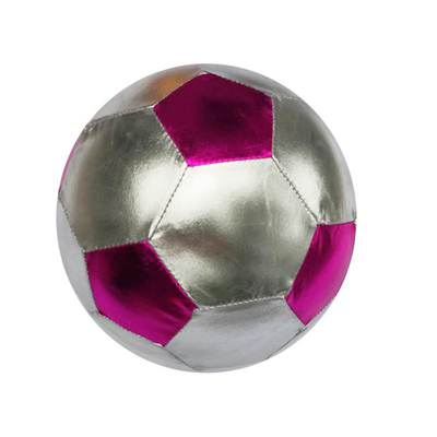 Unisex 60 Cm Shiny Polyester Fabric Eco-friendly Pvc Soccer Ball For Kids