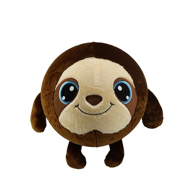 Inflatable Plush Ball Toy Winter Animals Bouncy Balls with PVC Inner Ball Material