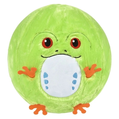 Inflatable Plush Ball Toy Winter Animals Bouncy Balls with PVC Inner Ball Material