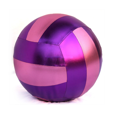 100g-600g OEM ODM Accepted Inflatable Beach Balls with Colorful Metal Cloth Surface