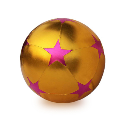 100g-600g OEM ODM Accepted Inflatable Beach Balls with Colorful Metal Cloth Surface