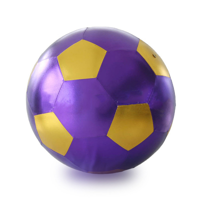 100g-600g OEM ODM Accepted Inflatable Beach Balls with Colorful Metal Cloth Surface
