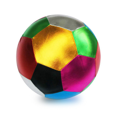 100g-600g OEM ODM Accepted Inflatable Beach Balls with Colorful Metal Cloth Surface