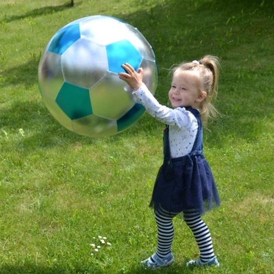 60cm Fabric Cloth Kids Giant Inflatable Soccer Ball Unisex FM-F-002