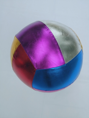 Polyester Skin Beach Ball Colorful and Beautiful Inflatable Toy with PVC Inner Fabric