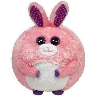 Carnation Pink Bunny Rabbit Inflatable Toy Stuffed Plush with Inner Ball PVC Material