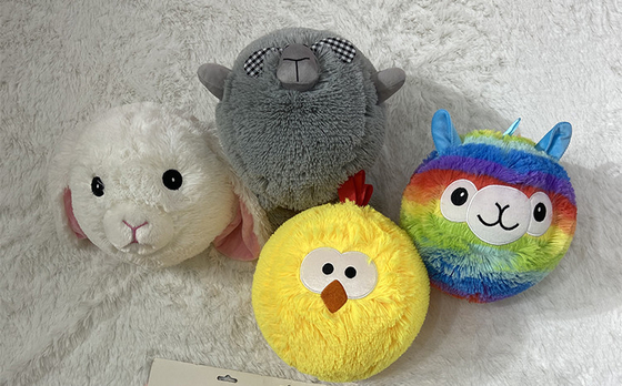 Adorable Small Round Easter Chick Plush Toy for Kids 5-7 Years