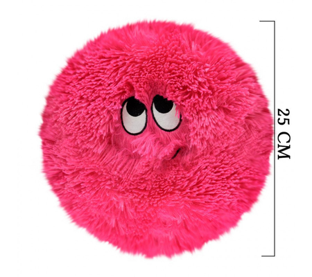 Skip Ball Inflatable Emoj Character Soft Plush Ball Funny Face Furry Neon Emoj Ball
