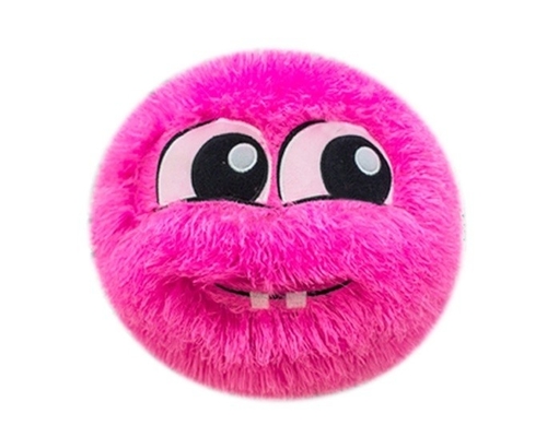Skip Ball Inflatable Emoj Character Soft Plush Ball Funny Face Furry Neon Emoj Ball