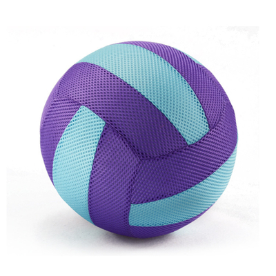 Unisex 50cm Neon Mesh Inflatable Volleyball Cloth Toy Ball for Recreational Play
