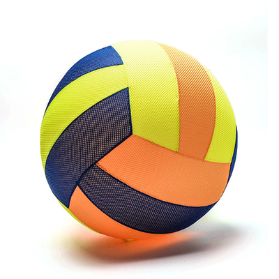 Unisex 50cm Neon Mesh Inflatable Volleyball Cloth Toy Ball for Recreational Play