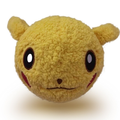 Polyester Gas-filled Spring Inflatable Plush Fuzzy Ball for Kids Aged 14 Years up