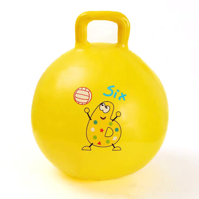 Kids' Bouncy Jumping Ball with Rubber Handle 18''-24'' Diameter and Customized Design