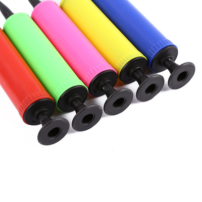 Single Item 17*3cm Colorful Mini Manual Air Helium Balloon Pump For Latex Balloons