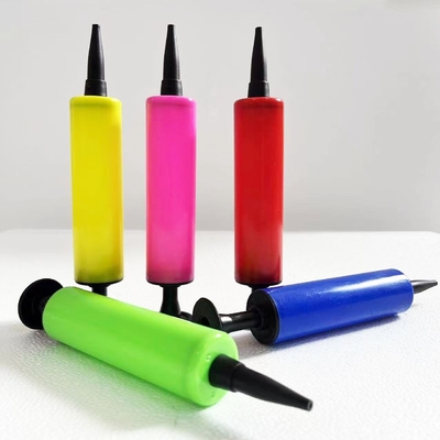 Single Item 17*3cm Colorful Mini Manual Air Helium Balloon Pump For Latex Balloons