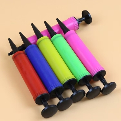 Single Item 17*3cm Colorful Mini Manual Air Helium Balloon Pump For Latex Balloons