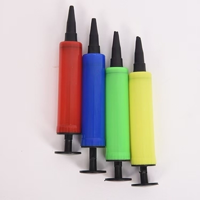 Single Item 17*3cm Colorful Mini Manual Air Helium Balloon Pump For Latex Balloons