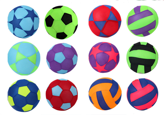 Kids Ball Toy Pvc Air Mesh Football Ball Pvc Toys Cloth Soccer Ball 6'' to 40