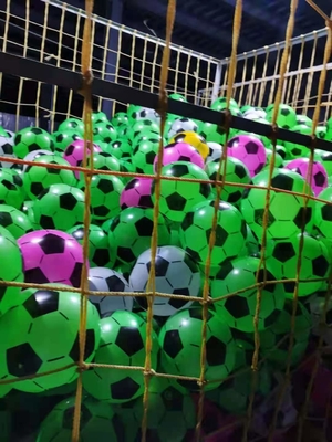 Embossed Printing 8-inch Inflatable Football for Kids Sports Beach Ball Pool Toys PVC