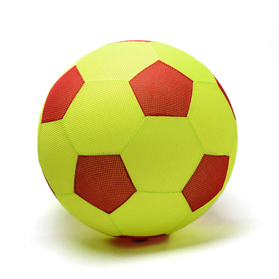 BM-F-r&amp;b Fabric Cover Inflatable Toy Trend for  Football Beach Ball Polyester + PVC