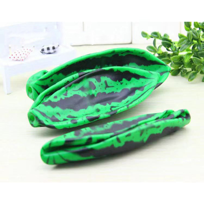 Customized 22.5cm Plastic Inflatable Football for Embossed Printing in Outdoor Games