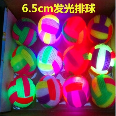 Rubber TPR Flashing Spikey Bouncing Yoyo Toy Ball in Multi-colors Great for Stress Relief
