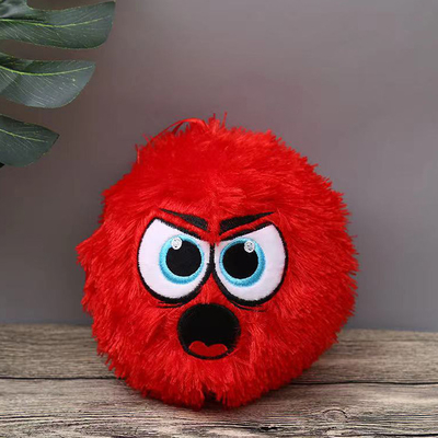 Extra Large 12 Inch Fuzzy Plush Ball Style Inflatable Toy Inner Ball Material PVC