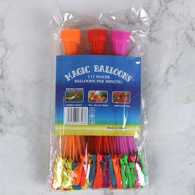 Unisex Water Balloon Toy 111 Pcs 3 Bundles Water Balloons for Outdoor Entertainment