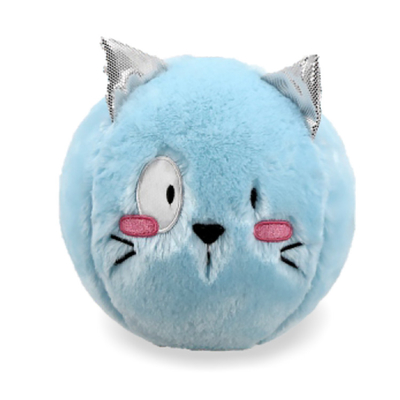 Stress Relief Fluffy Hopper Ball with Plush Cover Polyester Outer Skin Material
