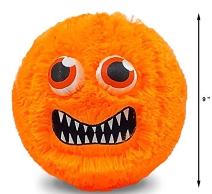 Gender Unisex 9&quot; Furry Faced Ball with Eyes OEM ODM Accepted Perfect Stress Balls