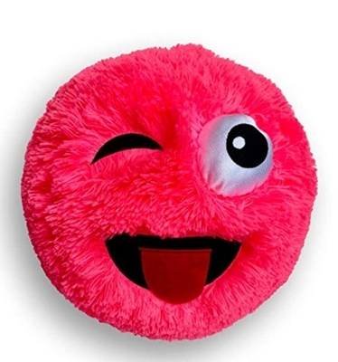 Gender Unisex 9&quot; Furry Faced Ball with Eyes OEM ODM Accepted Perfect Stress Balls