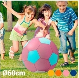 Cloth Toy Ball Neon Customized 8.5 Inch Inflatable Mesh Football