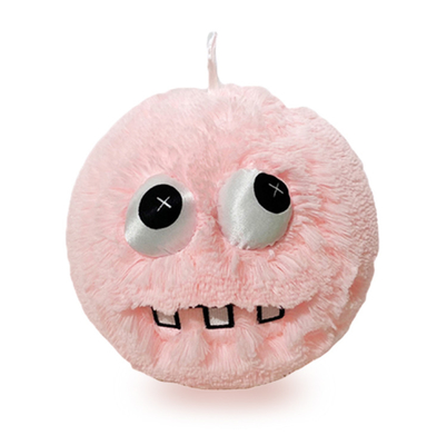 2 to 4 Years Age Range 9&quot; Furry Friendz Ball Inflatable Plush Fuzzy Ball Bouncing 23cm Children Fun Gift