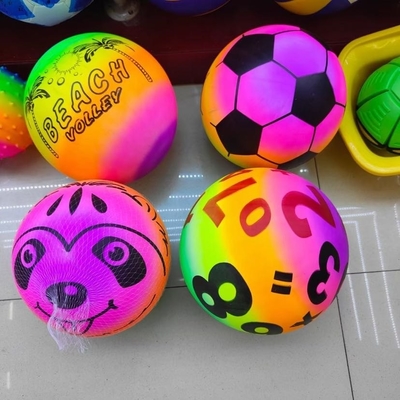 Rainbown 14 Years up Rainbow Toy Ball Pvc Volleyball Inflated Volleyball For Beach Game