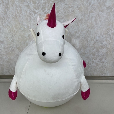 Plush Toy Ride on Animal Ball Hopping Bouncy Ball with Handles Inflatable PVC Diameter 20