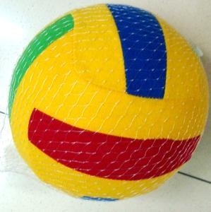 Outdoor Play Polyester Fabric Coating Toy Volleyball with Customized Branding