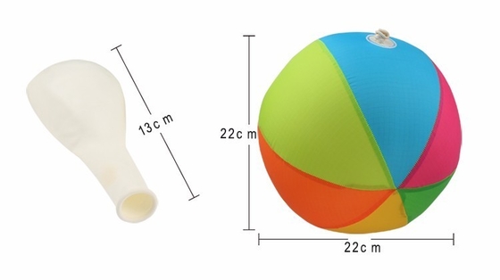 Outdoor Play Polyester Fabric Coating Toy Volleyball with Customized Branding