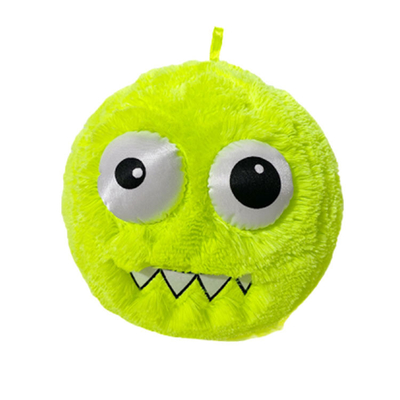 Diameter 9'' Small Kids Plush Toy with Inflatable Fabric Furry Fluffy Balls and Pump