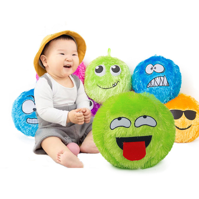 14 Years Up Inflatable Fuzzy Monster Ball Perfect for Throwing Catching and Kicking