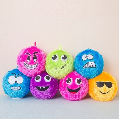 14 Years Up Inflatable Fuzzy Monster Ball Perfect for Throwing Catching and Kicking