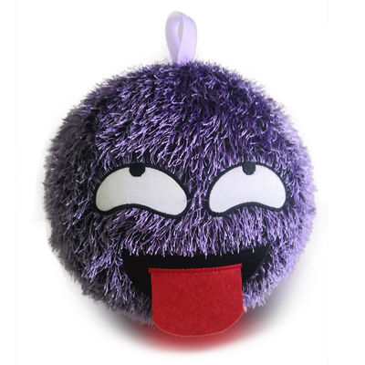 Stress-Relieving 24 Inch Plush Ball Inflatable Fuzzy Toy with Polyester Material