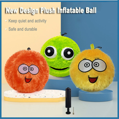 Custom Inflatables Beach Bouncing Ball Plush Toy for Children 12'' Diameter Made